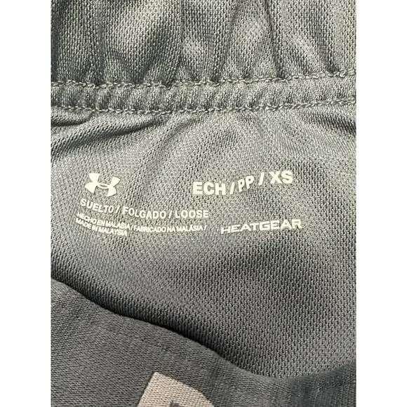 Under Armour Women’s Play Up Shorts 3.0 Loose Coupe Purple42 - Picture 8 of 9